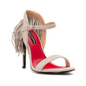 Charles Jourdan Boa Fringe Women's Suede Sandals